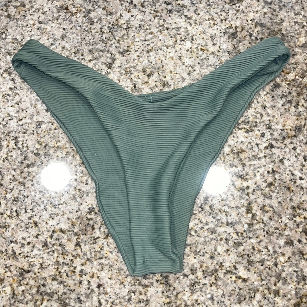 Nookie Beach Small Ribbed Bikini Bottoms